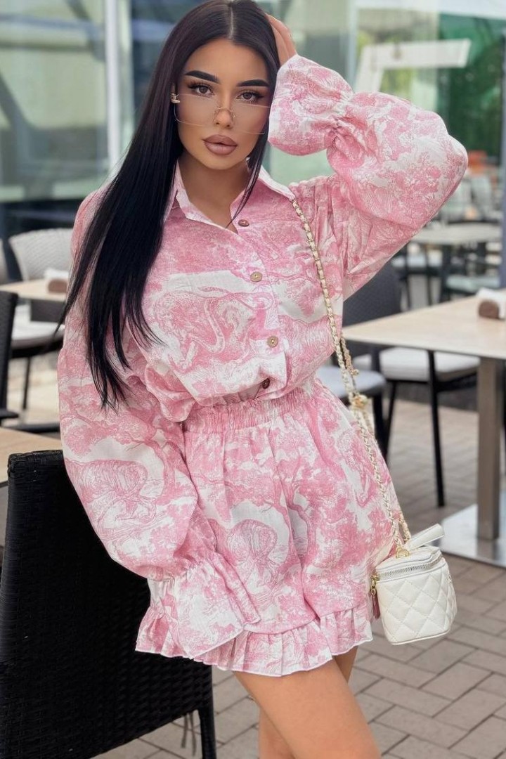 Костюм рубашка с шортами  FL-2111A900