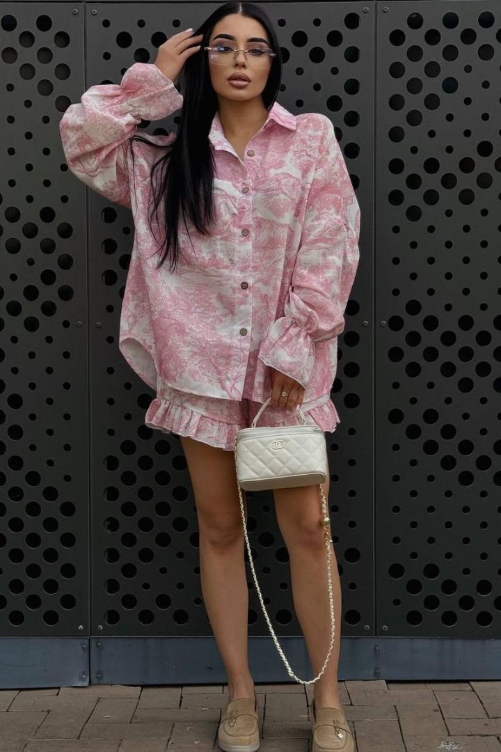 Костюм рубашка с шортами  FL-2111A900