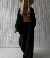 Льняной  брючный костюм  FL-2141A650