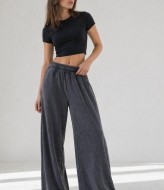 Широкие спортивные  варенки  JK-2023A449