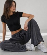 Широкие спортивные  варенки  JK-2023A449