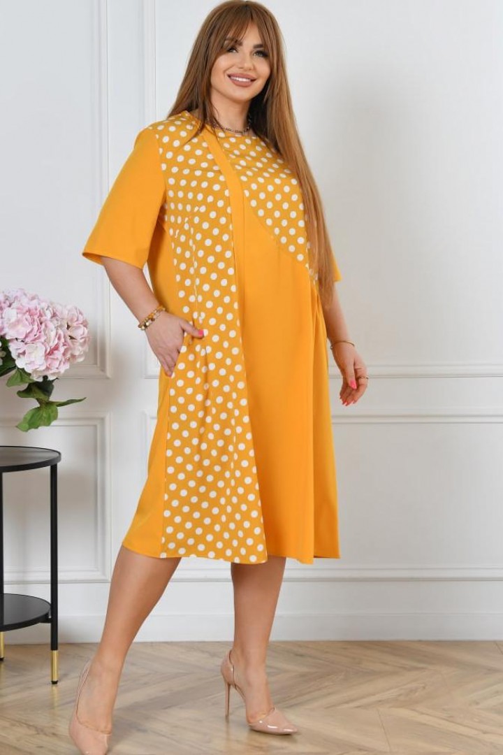 Літня  комбінована сукня  ST-512A450 