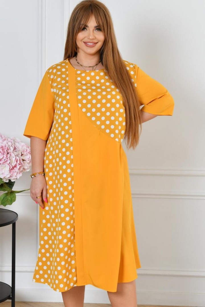 Літня  комбінована сукня  ST-512A450 