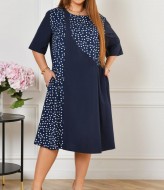 Літня  комбінована сукня  ST-512A450 