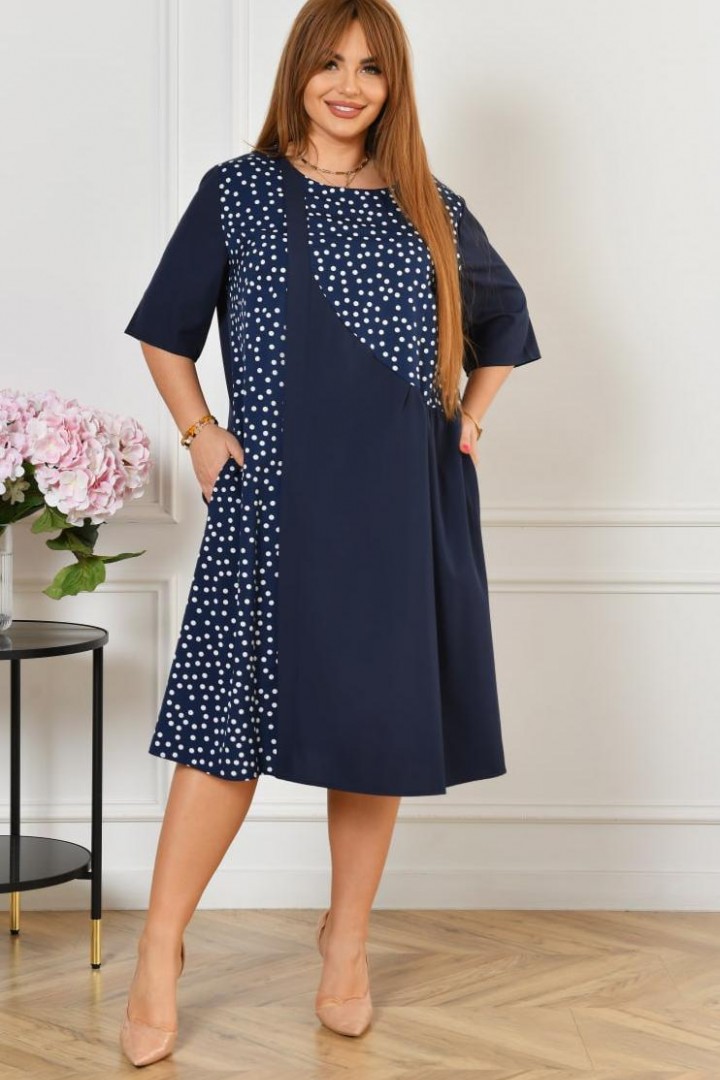 Літня  комбінована сукня  ST-512A450 