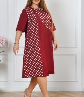 Літня  комбінована сукня  ST-512A450 