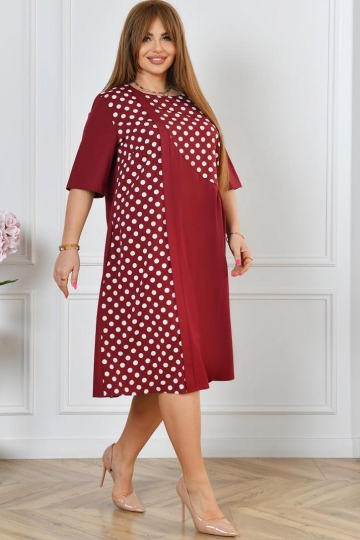 Літня  комбінована сукня  ST-512A450 