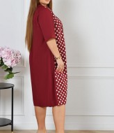 Літня  комбінована сукня  ST-512A450 