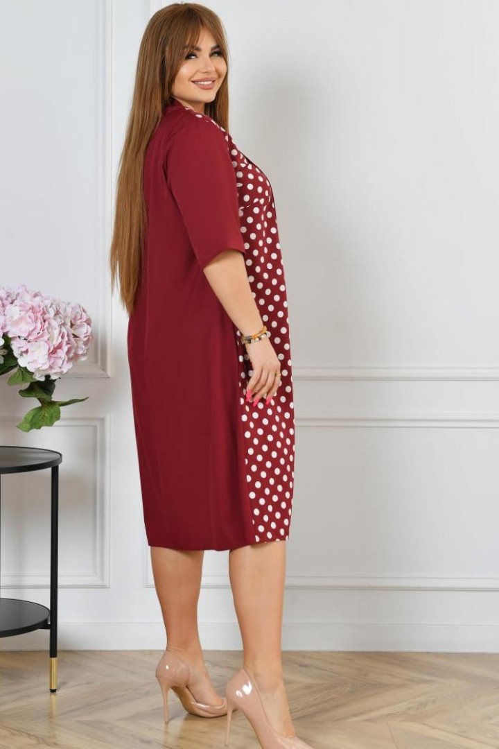 Літня  комбінована сукня  ST-512A450 