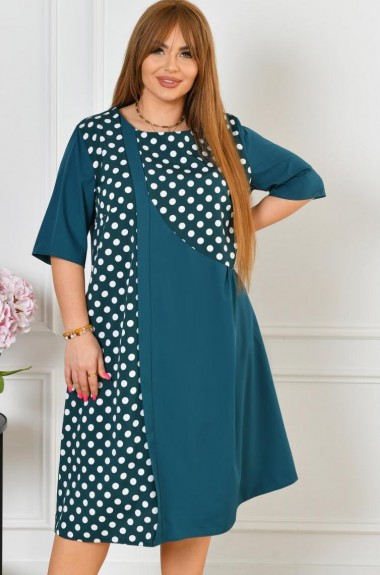 Літня  комбінована сукня  ST-512A450 