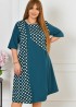 Літня  комбінована сукня  ST-512A450 