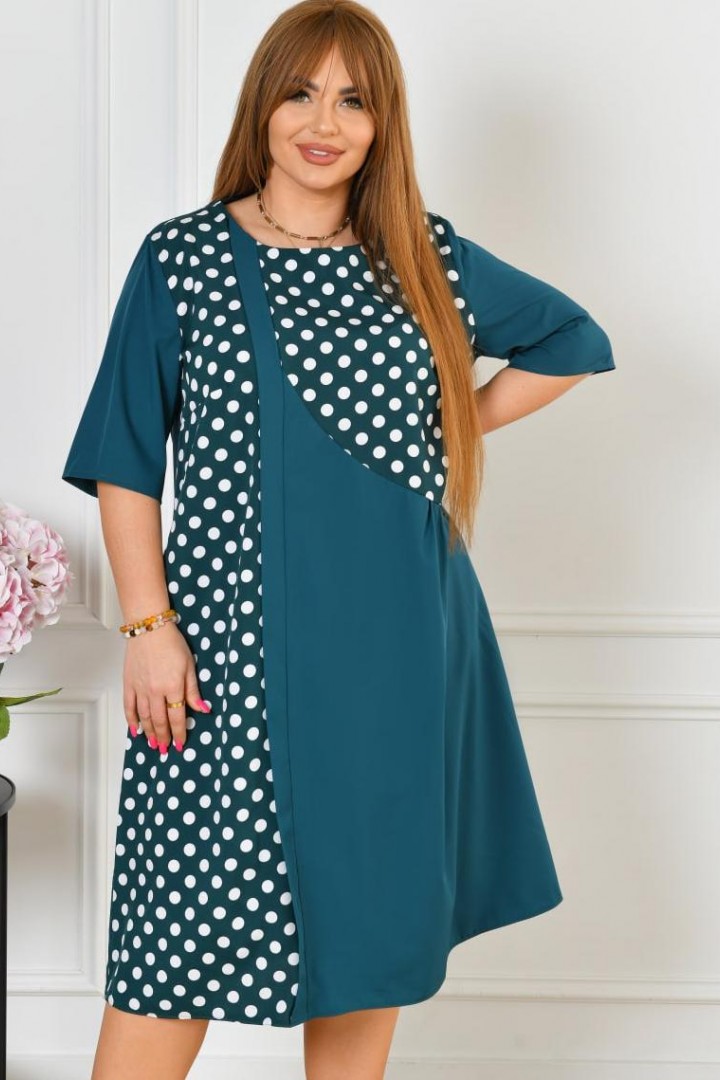 Літня  комбінована сукня  ST-512A450 