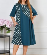 Літня  комбінована сукня  ST-512A450 