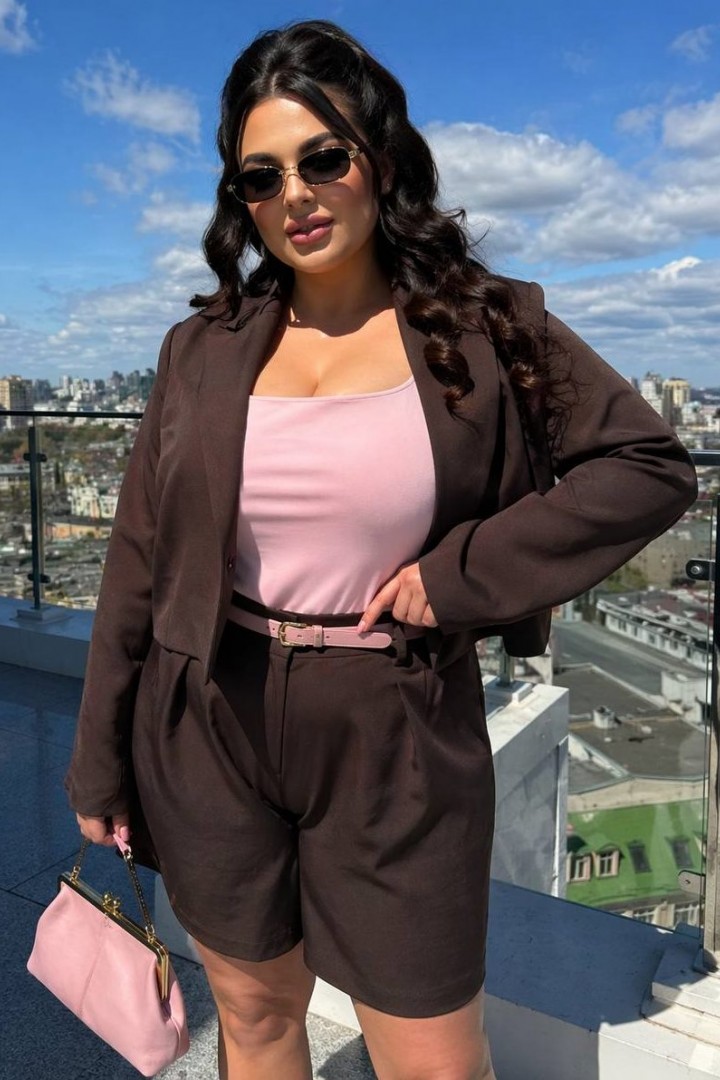 Шорты на резинке по спинке INS-482.1A450