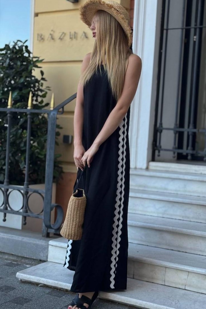 Льняной сарафан BAV-2503A600