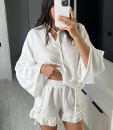 Шорти и блузка широкими рукавами SPL-7091A490