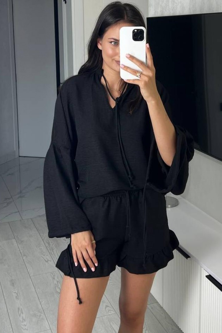 Шорти и блузка широкими рукавами SPL-7091A490