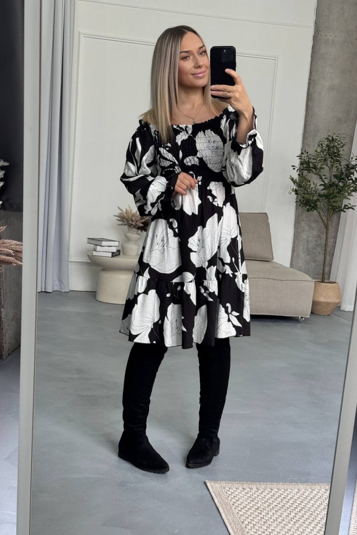 Молодіжна сукня на резинці IMMA-400.1A580