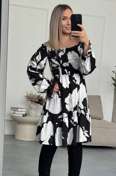 Молодіжна сукня на резинці IMMA-400.1A580