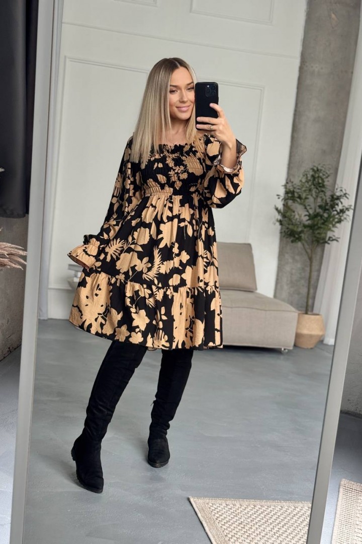 Молодіжна сукня на резинці IMMA-400.1A580