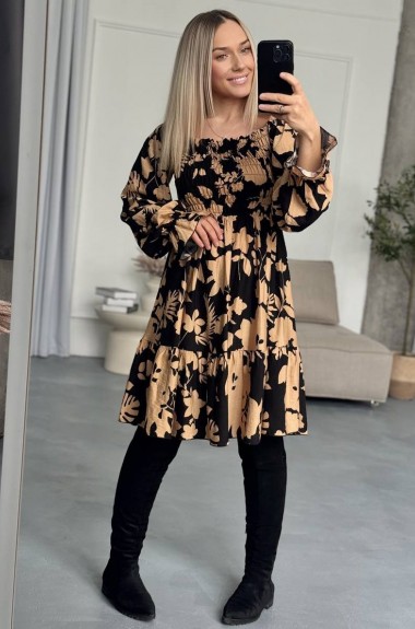 Молодіжна сукня на резинці IMMA-400.1A580