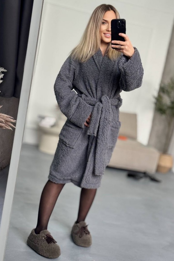 Жіночий халат з плюшу IMMA-441A599