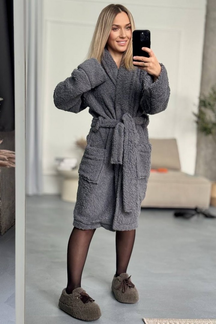 Жіночий халат з плюшу IMMA-441A599