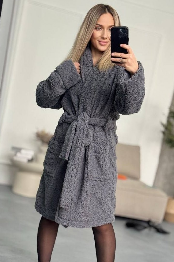 Жіночий халат з плюшу IMMA-441A599