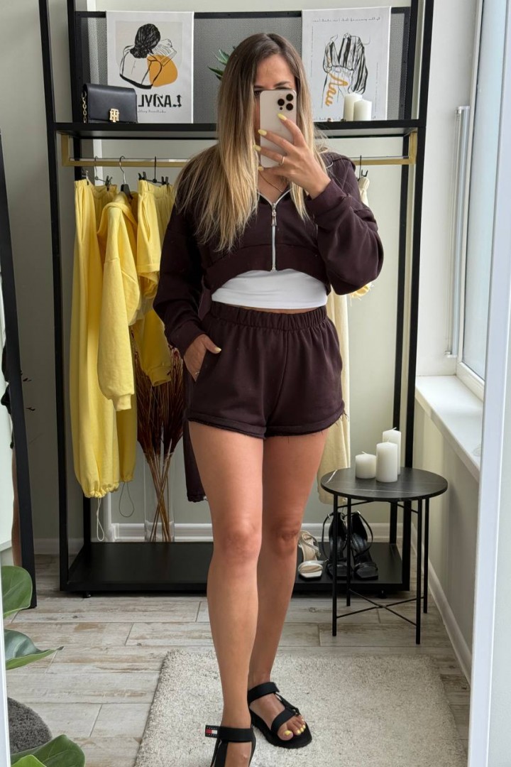 Костюм тройка кофта, брюки и шорты LOU-1509A1350