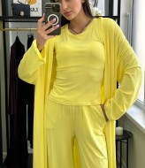 Костюм тройка кардиган, брюки и майка LOU-1526A880