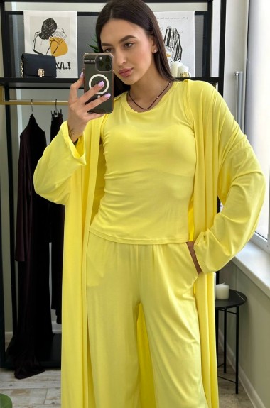 Костюм тройка женский с кардиганом  LOU-1526A880