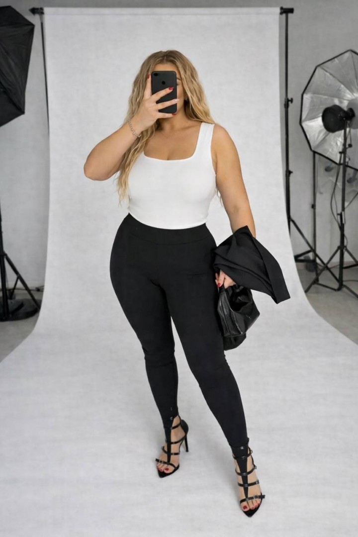 Леггинсы со штрипками INS-417A550