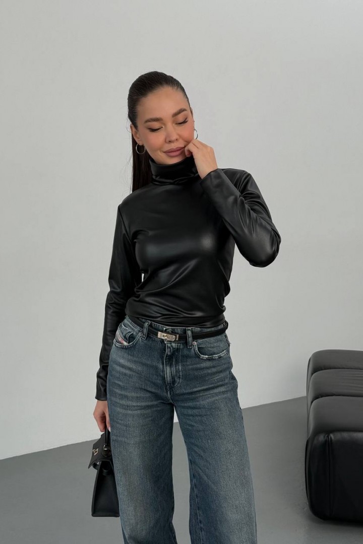 Топ из экокожи DMP-R1878A300