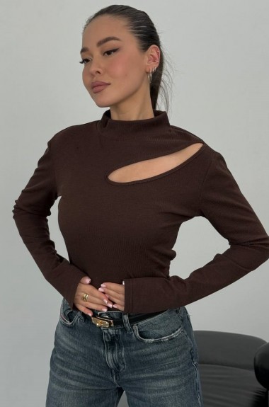 Лонгслив с вырезом DMP-R1873A200