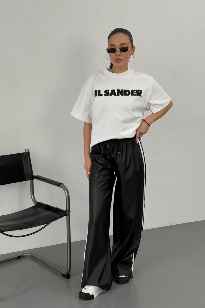 Объемные брюки с лампасами DMP-R1852A350