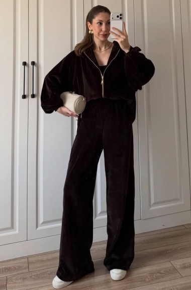 Жіночий прогулянковий костюм трійка ANM-421A700