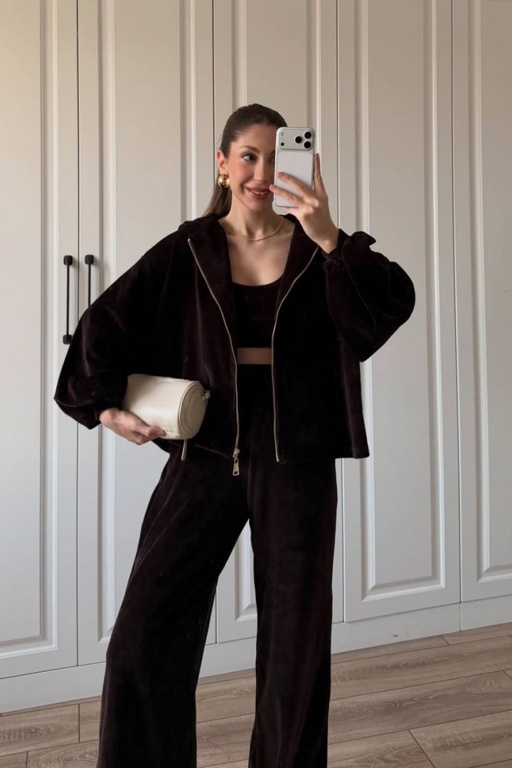 Жіночий прогулянковий костюм трійка ANM-421A700