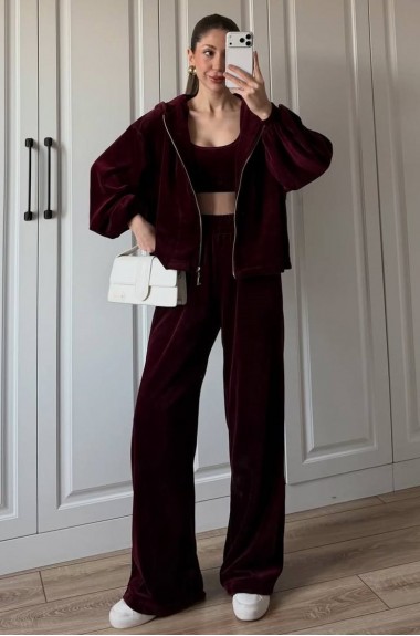 Жіночий прогулянковий костюм трійка ANM-421A700