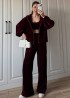 Велюровый костюм тройка женский ANM-421A700