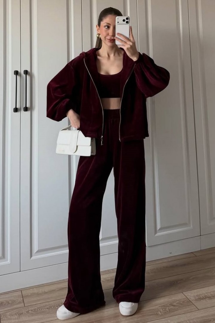 Жіночий прогулянковий костюм трійка ANM-421A700