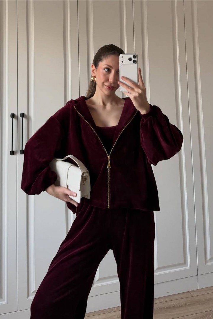 Жіночий прогулянковий костюм трійка ANM-421A700