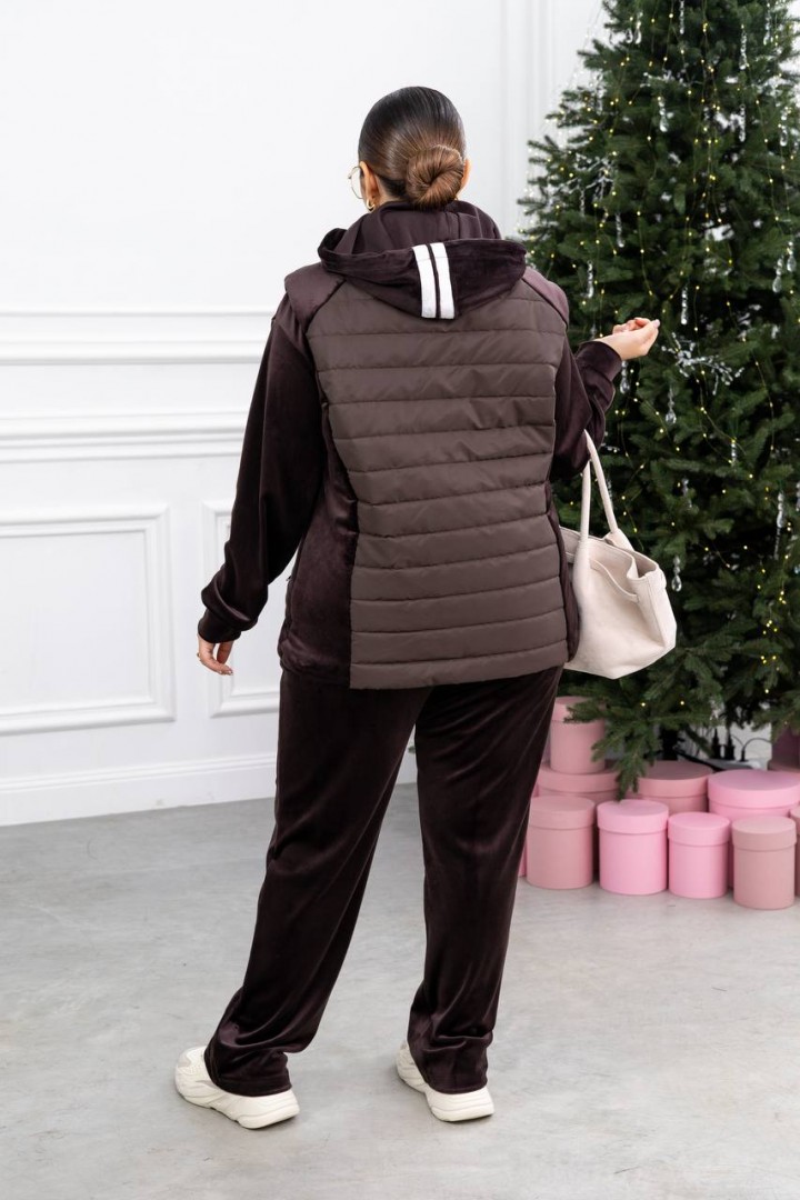 Костюм женский тройка с жилеткой  VL-1138A1500