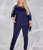 Вечерний брючный костюм для полных женщин IT-1344A600