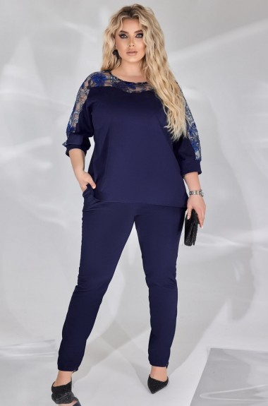 Вечерний брючный костюм для полных женщин IT-1344A600