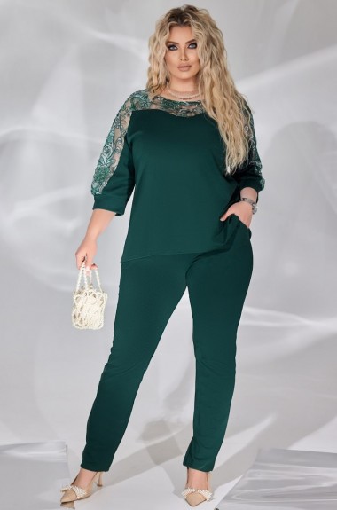 Вечерний брючный костюм для полных женщин IT-1344A600