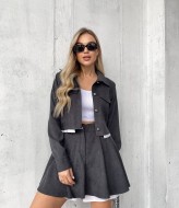 Костюм юбка и пиджак короткий ANA-1647A15