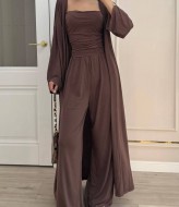 Комплект 3-ка кардиган, штани і топ INNA-764A800