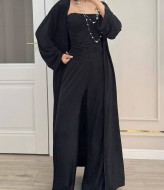 Комплект 3-ка кардиган, штани і топ INNA-764A800