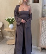 Комплект 3-ка кардиган, штани і топ INNA-764A800