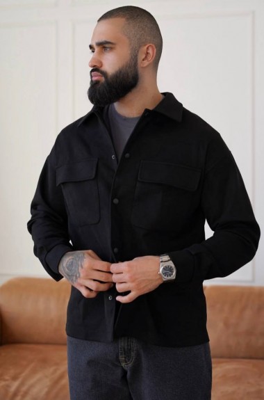 Замшева чоловіча сорочка KUT-1758A570